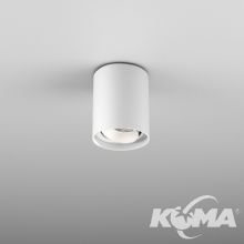 Vyro_ x1 oprawa natynkowa  6W led 3000K  59° optyka biała phase-control   biała