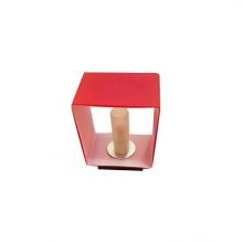 Domino plafon/kinkiet 1x60W G9 red/czerwony