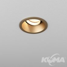 Hollow_8 oprawa wpuszczana 10,5W led 3000K 41° ściemnianie dali złoty