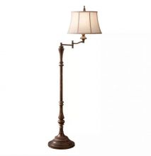 Gibson lampa podłogowa E27 12W ciemnobrązowa