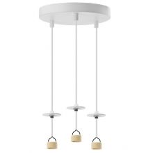 Lucas baza do lampy 3xGU10 8W biała