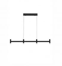 Poetic oprawa wisząca led 6x4W 1364lm 3000K ściemnialna czarna