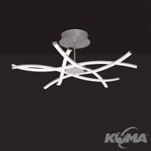 Aire lampa sufitowa 42W LED 3000K 230V srebrna/chrom DIMMABLE